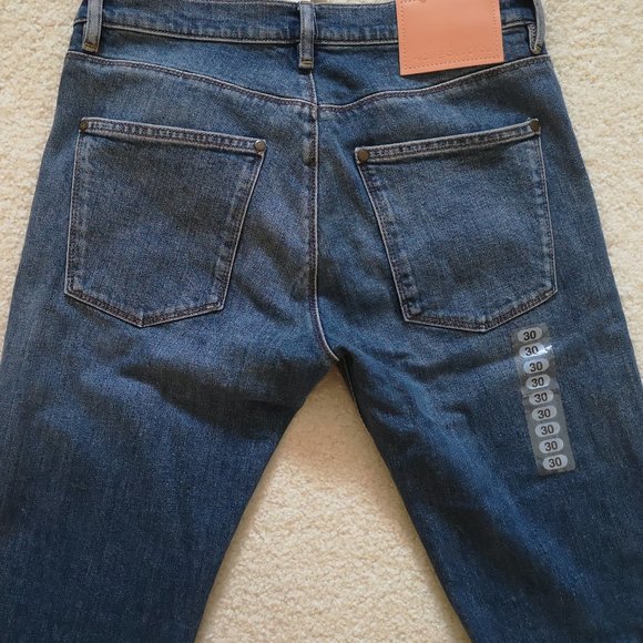 Acne Studios Men's Max Slim-fit Jeans in Mid Blue, 30x32 - Picture 5 of 8